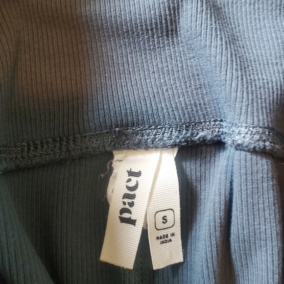 Pact Organic Ribbed Leggings And Shirt Lot S - Picture 2 of 6